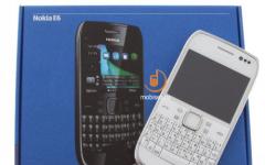 Nokia E6: он еще и сенсорный Эргономика и управление